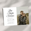 Search for rehearsal invitations The night before