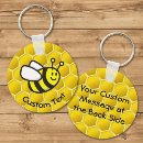 Search for flying bee key rings Cute
