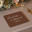 Search for engagement coasters Calligraphy