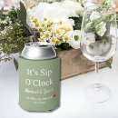 Search for rustic wedding can coolers Bride and groom