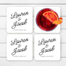 Search for plain white coasters Black and white