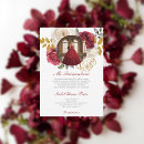 Search for red dress invitations Mis quince