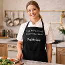 Search for meal aprons Black