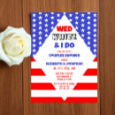 Search for patriotic wedding invitations Stars and stripes