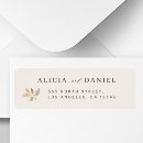Search for fall leaf return address labels Simple