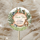 Search for woodland animals stickers Boy