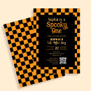 Search for halloween 1st birthday invitations Typography