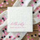 Search for 60 birthday napkins Minimalist
