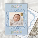 Search for flowers birth announcement cards Watercolor