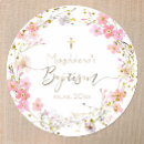 Search for pink flowers stickers Baptism