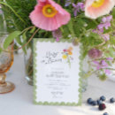 Search for colorful flowers baby shower invitations Baby in bloom