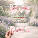 Search for pink floral baby shower invitations Coquette