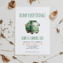 Search for garbage truck invitations Trash bash