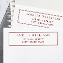 Search for two return address labels Minimalist