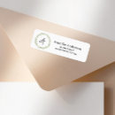 Search for floral wreath return address labels Green