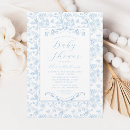 Search for elegant baby boy shower invitations Chinoiserie