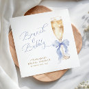 Search for brunch and bubbly napkins Bride