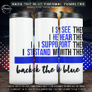 Search for police travel mugs Back the blue