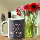 Search for lady golfer mugs Elegant