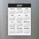 Search for fridge magnet calendars Black and white