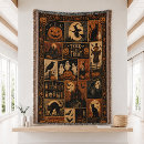 Search for vintage halloween blankets Spooky season