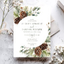 Search for pine cones wedding invitations Elegant