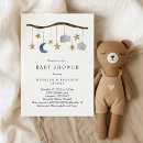 Search for stars and moon invitations Night sky