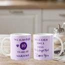 Search for a 10 mugs Purple