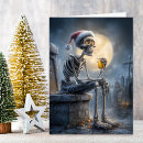 Search for creepy santa cards Skeleton