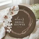 Search for rustic bridal shower plates Botanical