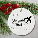 Search for she said yes christmas tree decorations Calligraphy