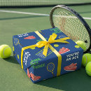 Search for tennis racket wrapping paper Birthday