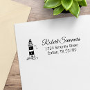 Search for lighthouse rubber stamps Return address