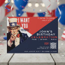Search for i want you invitations Patriotic