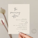 Search for morning invitations The morning after