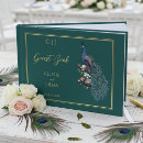 Search for peacock guest books Floral