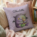 Search for purple and green cushions For kids