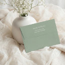 Search for sage green envelopes Simple