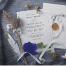 Search for simple royal blue wedding invitations Flowers