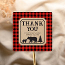 Search for lumberjack baby shower stickers Bear