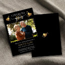 Search for 50 years wedding anniversary invitations Black and gold