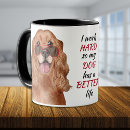 Search for cocker spaniel dog mugs Funny