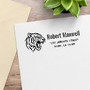 Search for tiger rubber stamps Wild cat