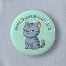 Search for grey tabby cat badges Cute