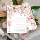 Search for petals and prosecco bridal shower invitations Elegant
