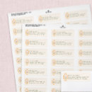 Search for pink and orange return address labels For her