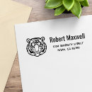 Search for tiger rubber stamps Return address