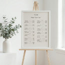 Search for classic wedding seating charts Alphabetical