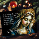Search for blessed mother christmas cards Christian