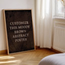 Search for rich brown posters Abstract